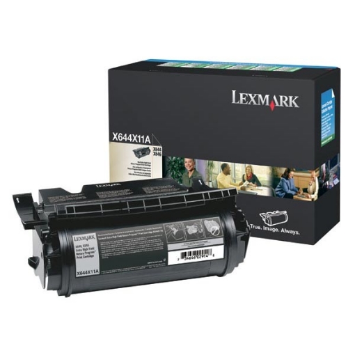 Picture of Lexmark X644X11A OEM Black Toner Cartridge