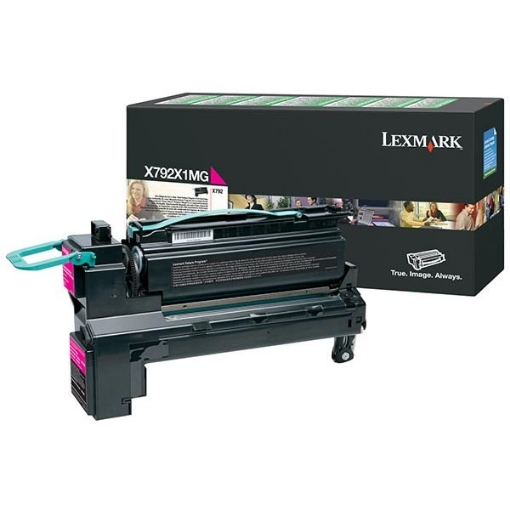 Picture of Lexmark X792X1MG (X792X2MG) OEM Extra High Yield Magenta Toner