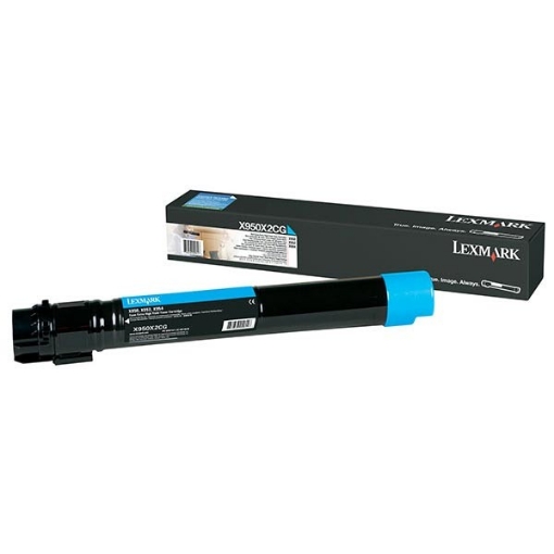 Picture of Lexmark X950X2CG OEM Cyan Toner Cartridge