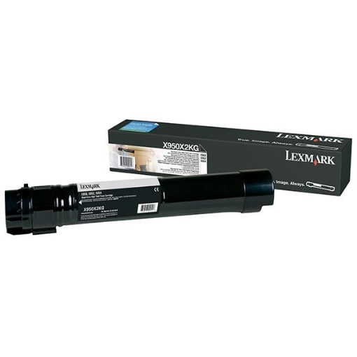 Picture of Lexmark X950X2YG OEM Yellow Toner Cartridge